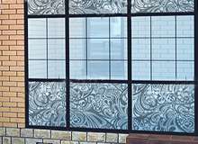 Дизайн проект входной группы с пескоструйным рисунком